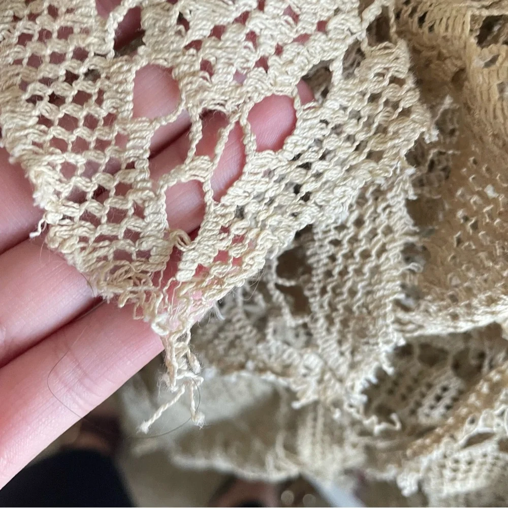 Annie’s Ibiza Annie’s Archive 1970’s Hand Crochet Gown Maxi Dress